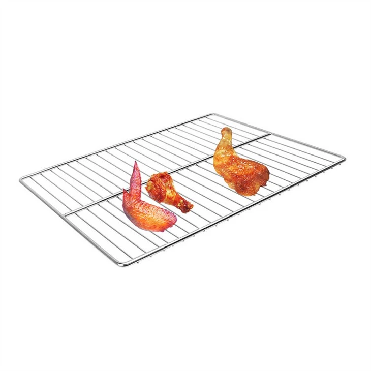 Ruostumattomasta teräksestä valmistettu BBQ-grilliritilä